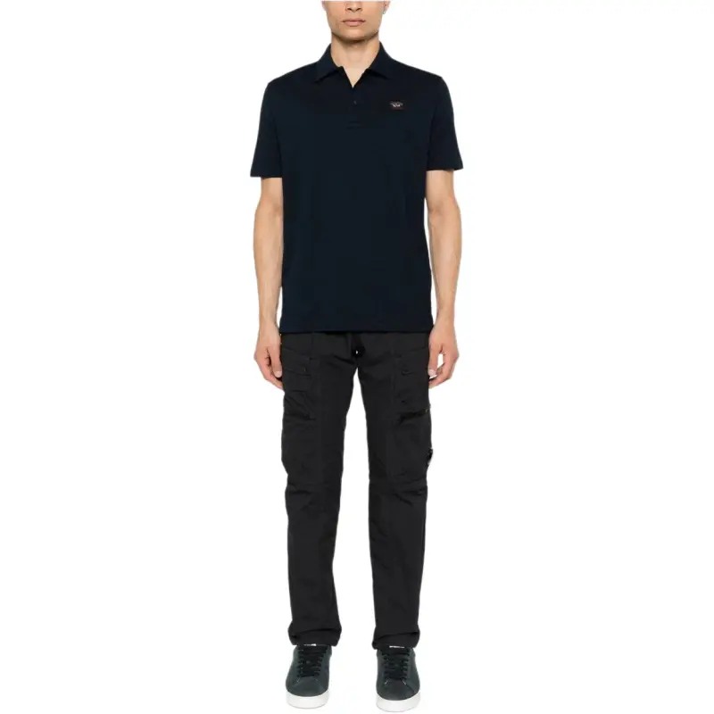 Paul & Shark Logo patch Polo Shirt-1