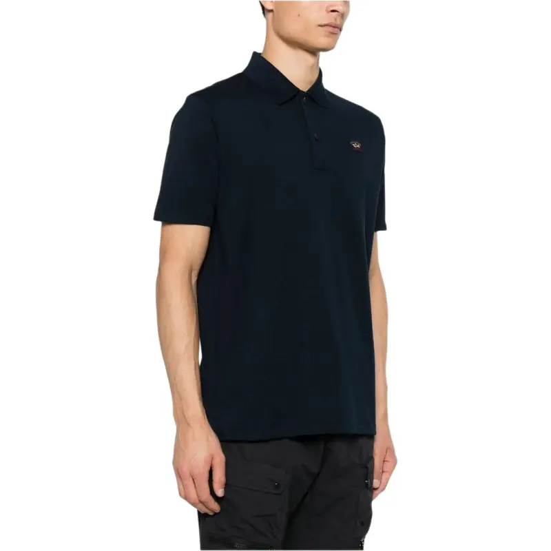 Paul & Shark Logo patch Polo Shirt-2