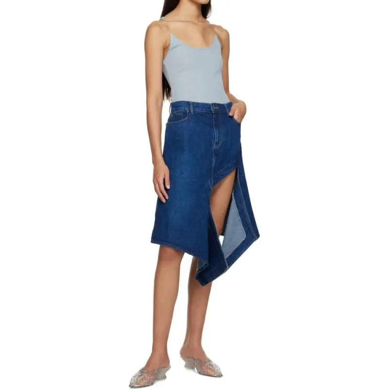 Y/Project Tank Tops Women's Gray Blue-1