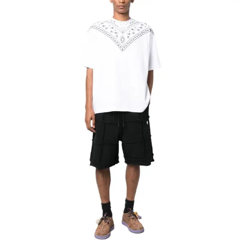 Marcelo Burlon County Of Milan Bandana Printed Crewneck T Shirt-2
