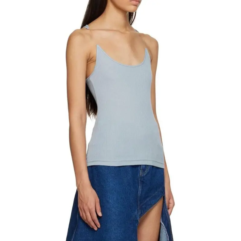 Y/Project Tank Tops Women's Gray Blue-3