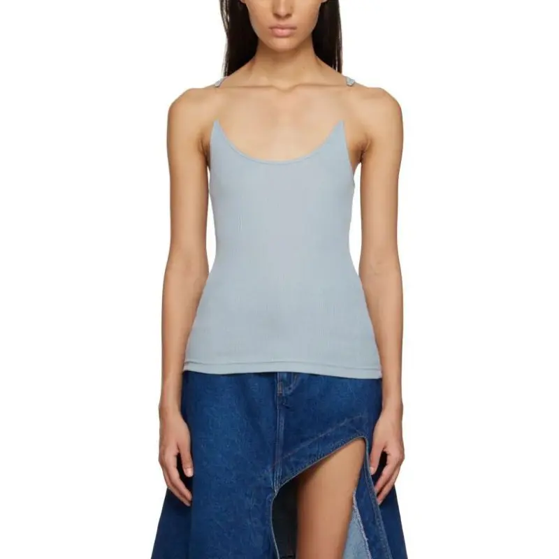 Y/Project Tank Tops Women's Gray Blue-2