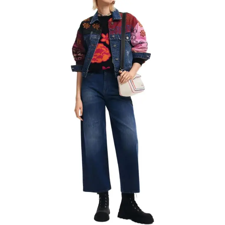 Desigual Denim Jacket Women's Blue-1