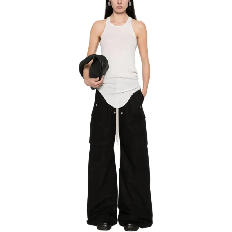 RICK OWENS Ribbed Tank Top-1