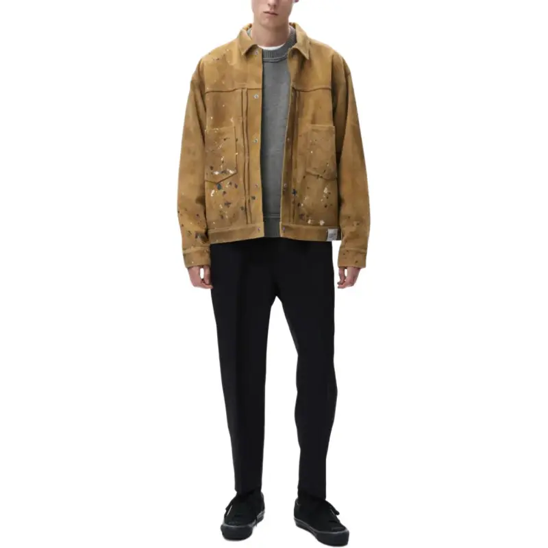 NEIGHBORHOOD Drip Suede Jacket-1
