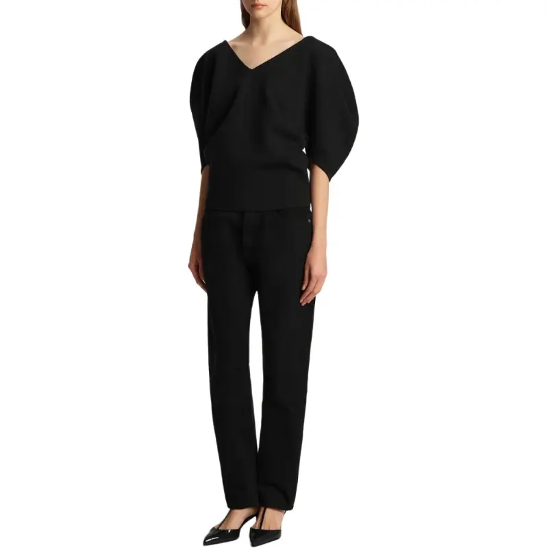 KHAITE T-Shirts Women's Black-1