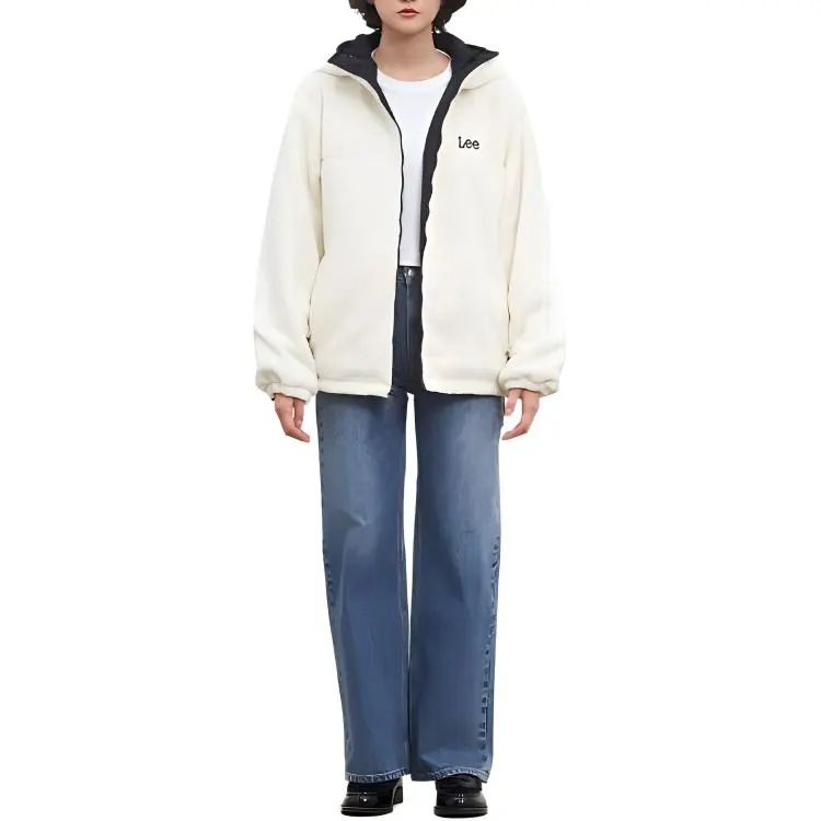 Lee Jackets & Coats Women's Black White-4