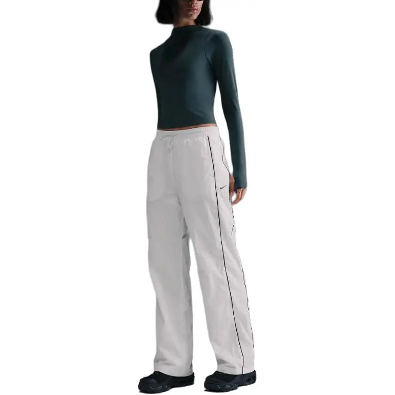 Nike Windrunner Women's High Waisted Woven Open Hem Pants-1