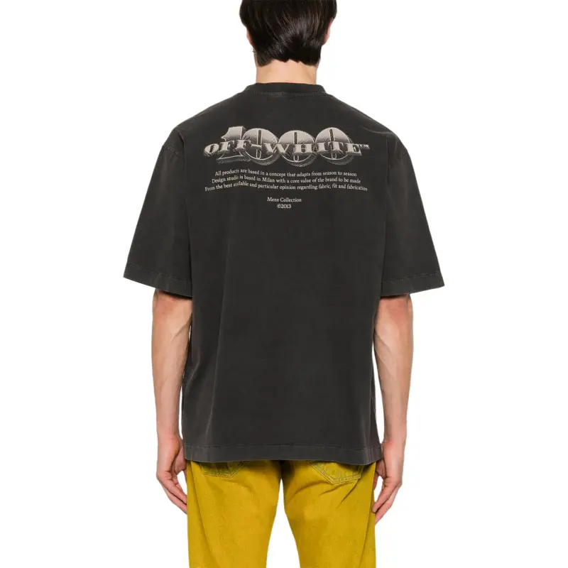 OFF WHITE Martyrdom print T shirt-4