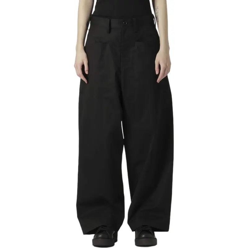 Yohji Yamamoto Regulation Petal Pants 'Black'-2