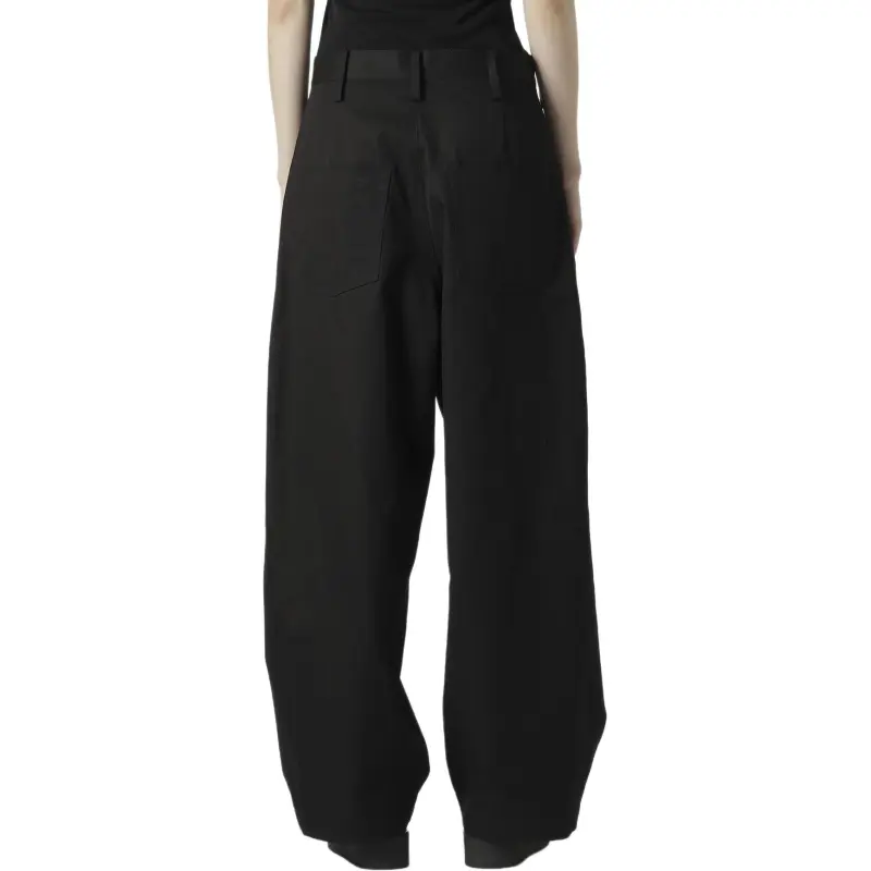 Yohji Yamamoto Regulation Petal Pants 'Black'-4