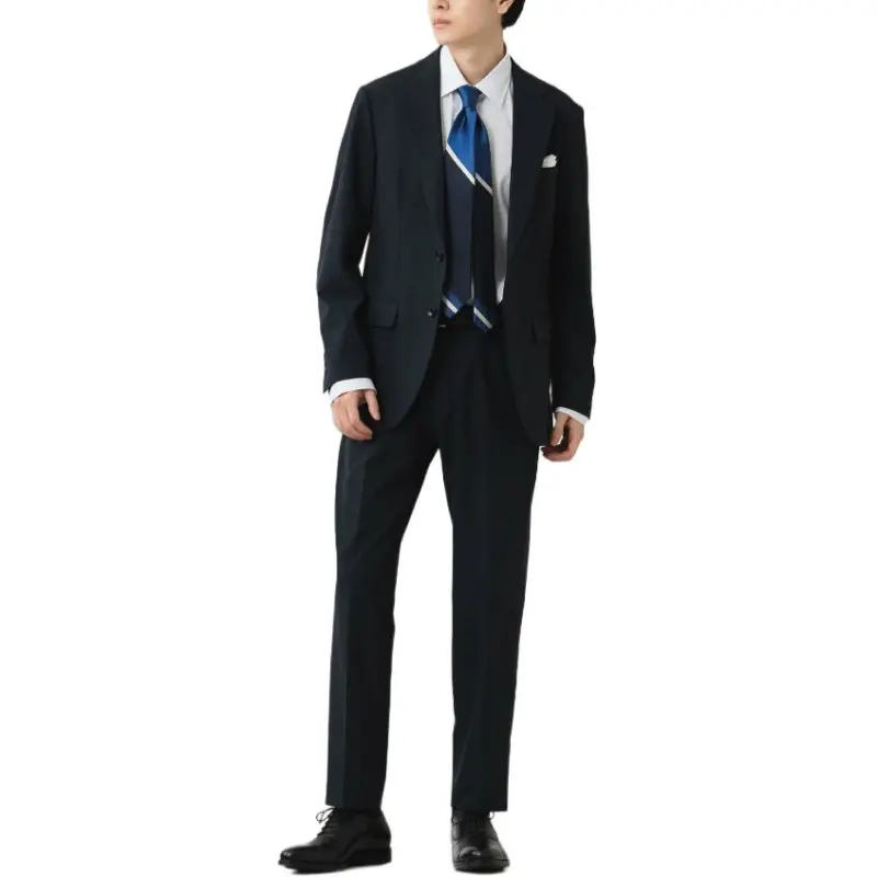 Beams Business Suit Men's Marine Blue-3