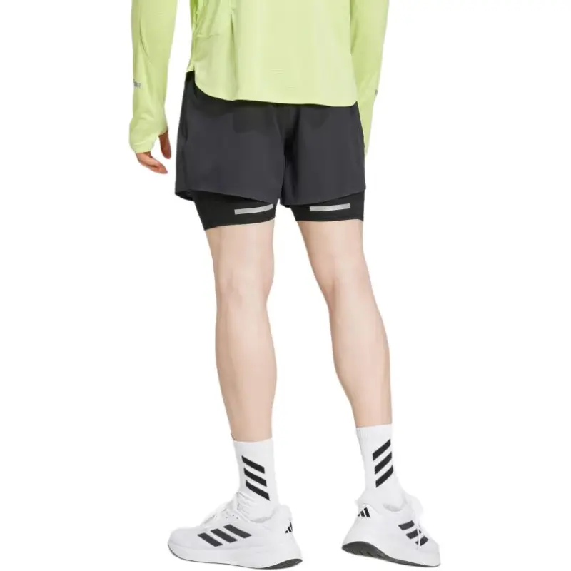 Adidas Free Shipping With AdiClub Ultimate Running Reflective 2 in 1 Shorts-3