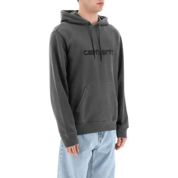 Carhartt Logo Embroidered Drawstring Hoodie-2