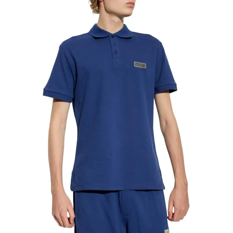 VERSACE JEANS COUTURE Logo plaque Polo Shirt-2