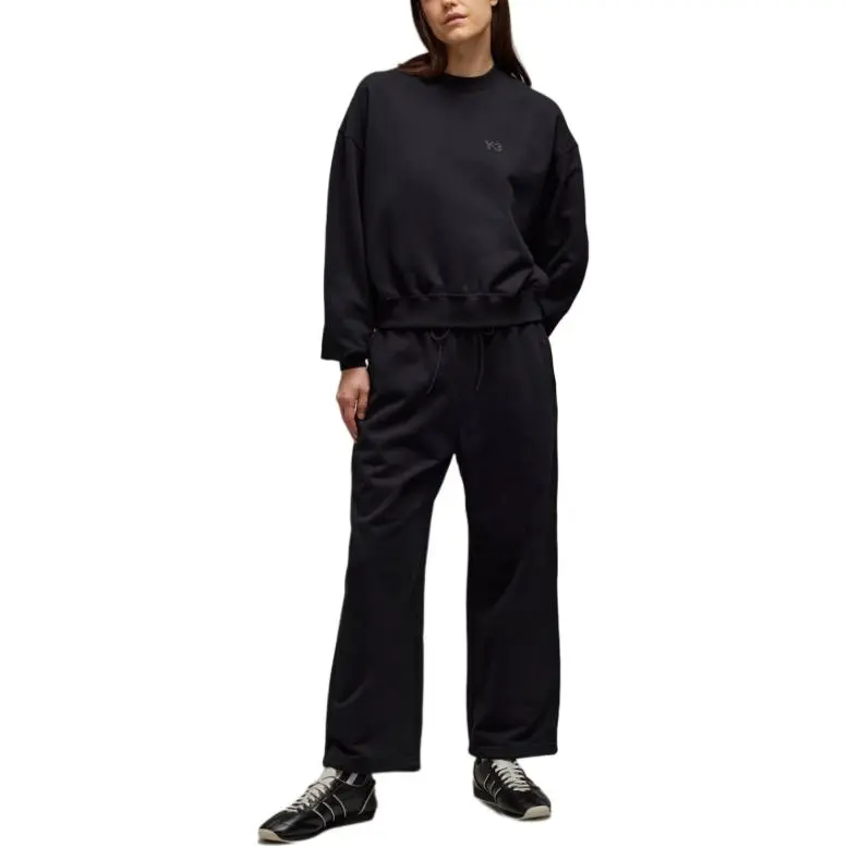 Adidas Free Shipping With AdiClub Y 3 French Terry Wide Leg Pants-4