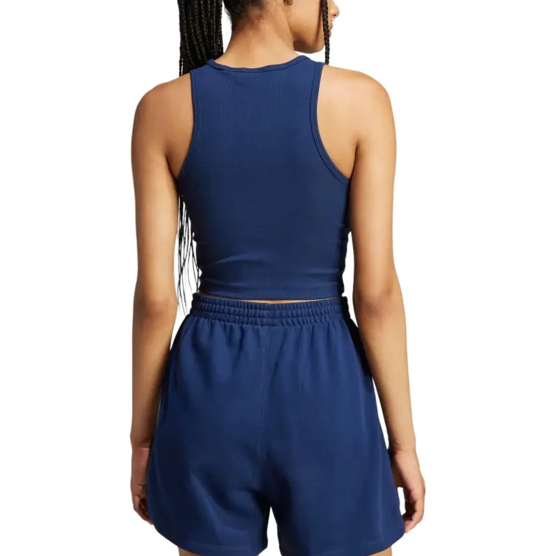 Adidas Women's Essentials Ribbed Tank Top Night Indigo-4