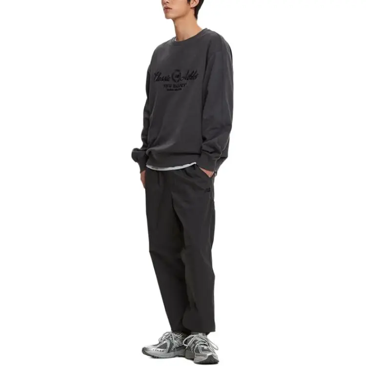 New Balance Knitted Sweatpants Men's Charcoal Black-2