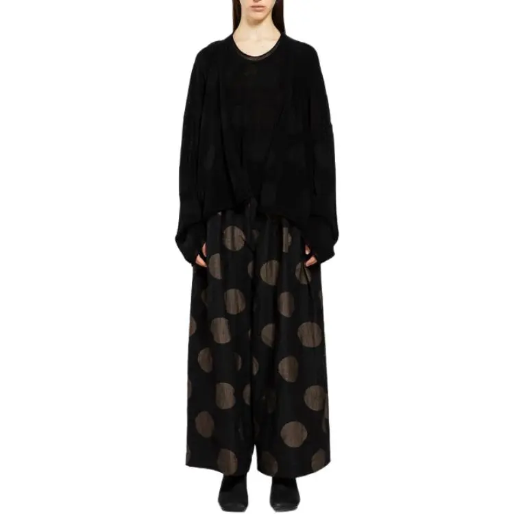 UMA WANG Belted Open Knit Cardigan-3