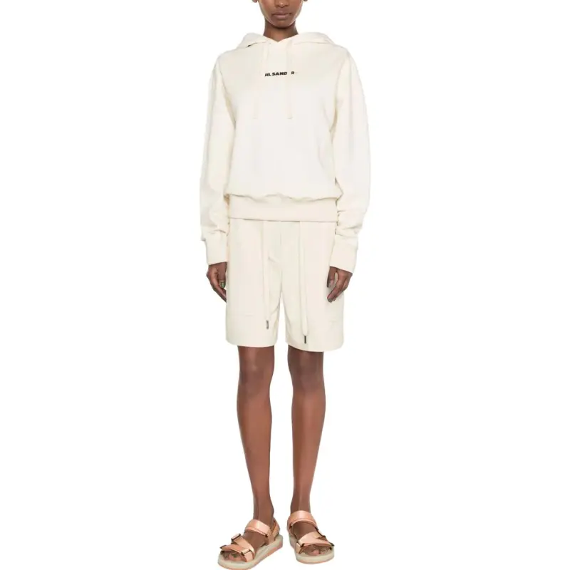 JIL SANDER Logo print Hoodie-1