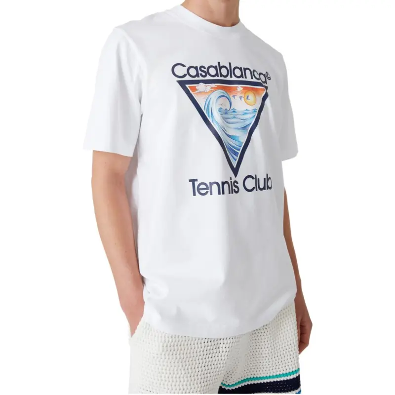 CASABLANCA Tennis Club Icon T Shirt-4