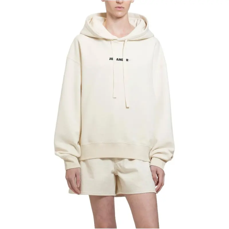 JIL SANDER Logo print Hoodie-4