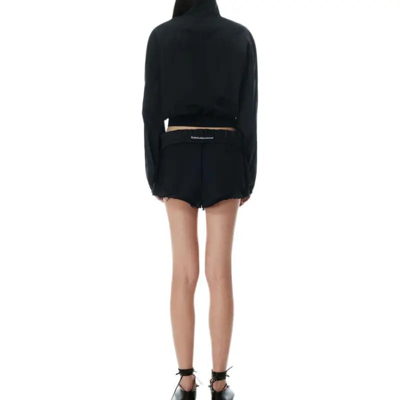 Alexander Wang Elasticated Sartorial Shorts Black-3