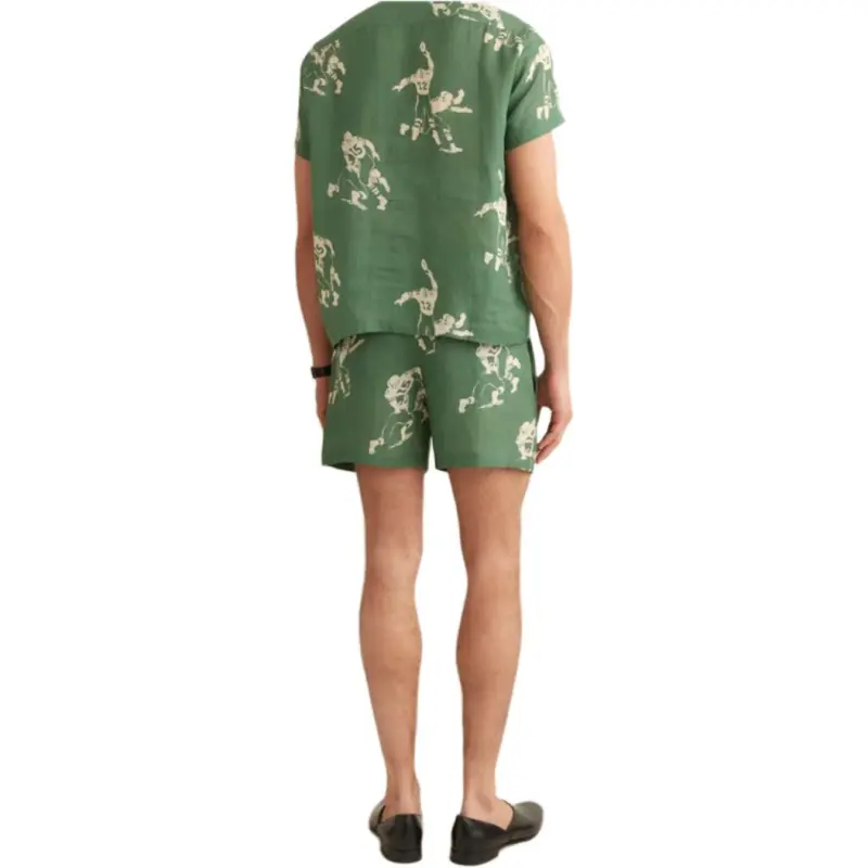 BODE Football pattern Shirt-3