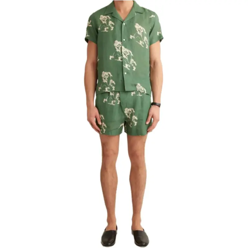 BODE Football pattern Shirt-2