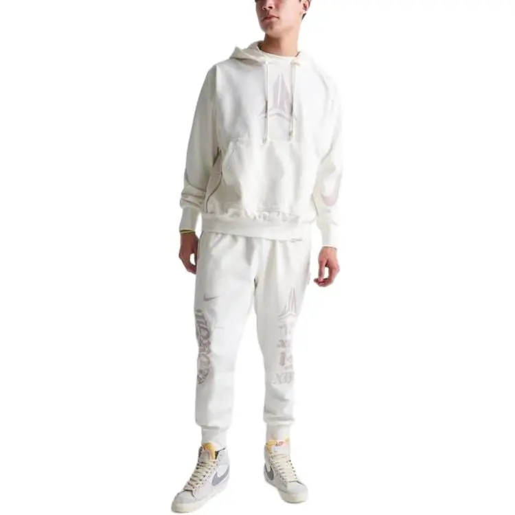 Nike Ja Standard Issue Dri-Fit Jogger Basketball Pants Knitted Sports Pants Men's White-3