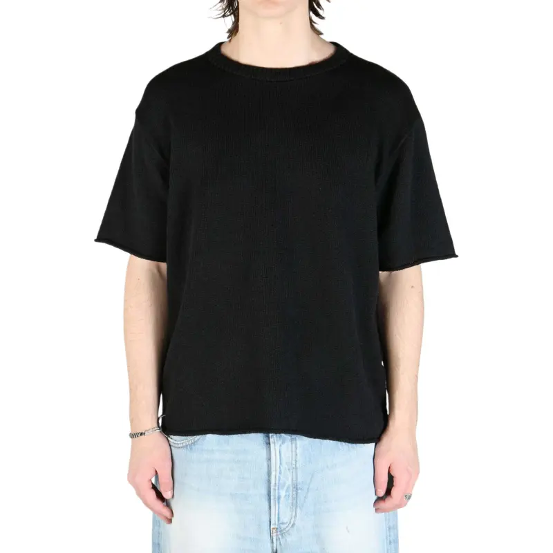 The Elder Statesman Knitted Cotton T shirt-1