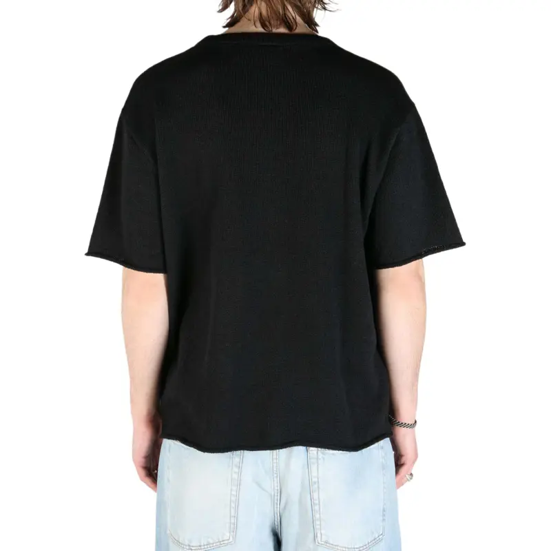 The Elder Statesman Knitted Cotton T shirt-3