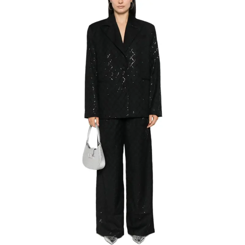 Rotate Sequin Embellished Blazer Jacket-1