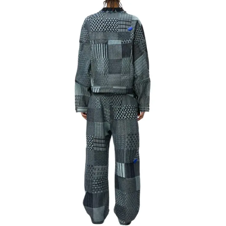 ADER ERROR Semi Oversized Fit Trucker Jacket 'Blue'-4