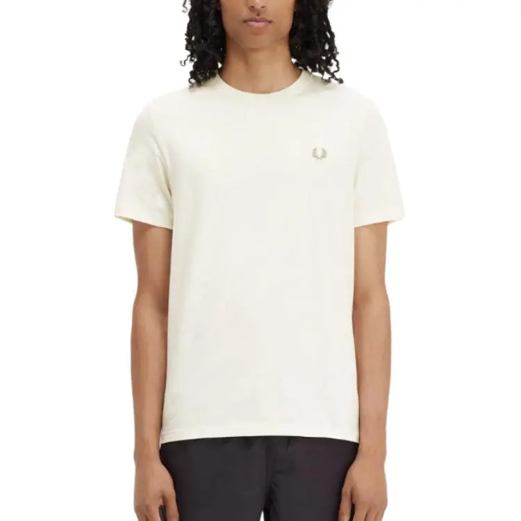 FRED PERRY T-Shirts Men White-2