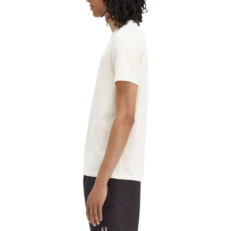 FRED PERRY T-Shirts Men White-4