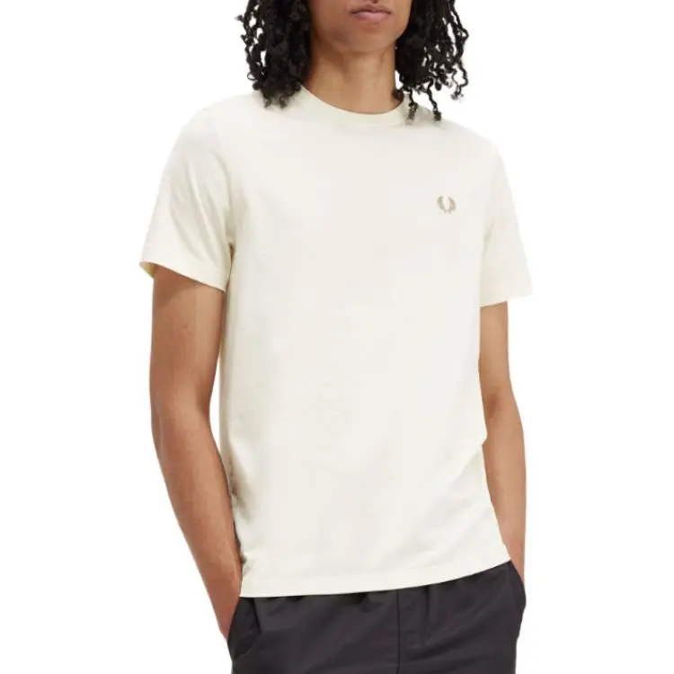 FRED PERRY T-Shirts Men White-3