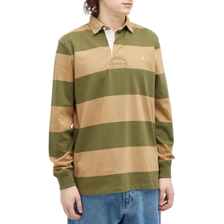 Polo Ralph Lauren Long Sleeve Stripe Rugby Shirt-2
