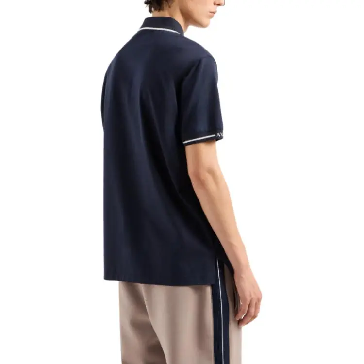 ARMANI EXCHANGEAE Polo Shirt Men's Marine Blue-3