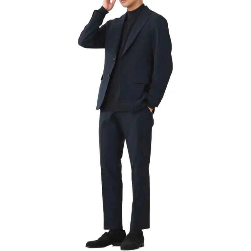 Beams Business Suits Men Blue-4