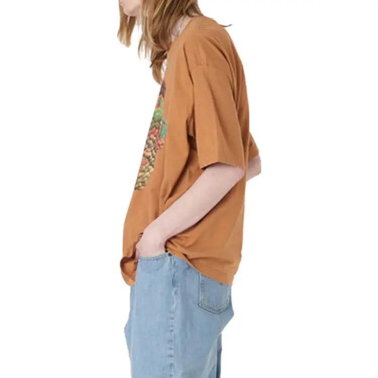 Levis T Shirts Men Brown-3