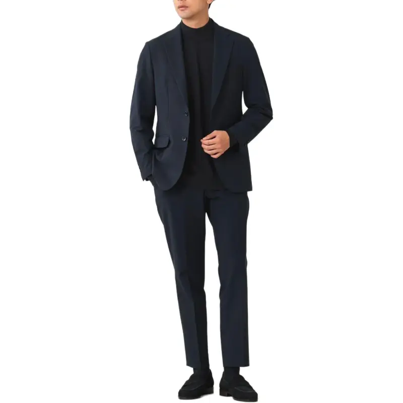 Beams Business Suits Men Blue-3