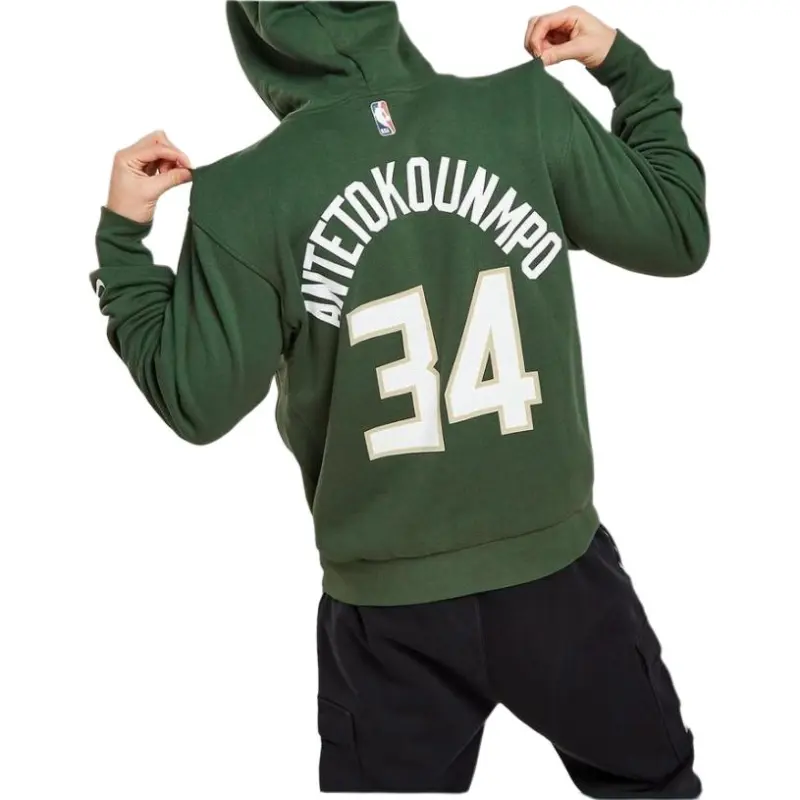 Nike Nba Milwaukee Bucks Giannis Antetokounmpo Essential Fleece Hoodie-4