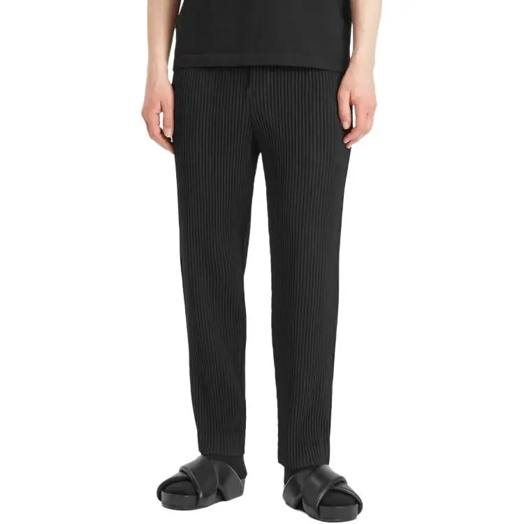 Homme Plissé Issey Miyake Wool Like Light Trousers-3