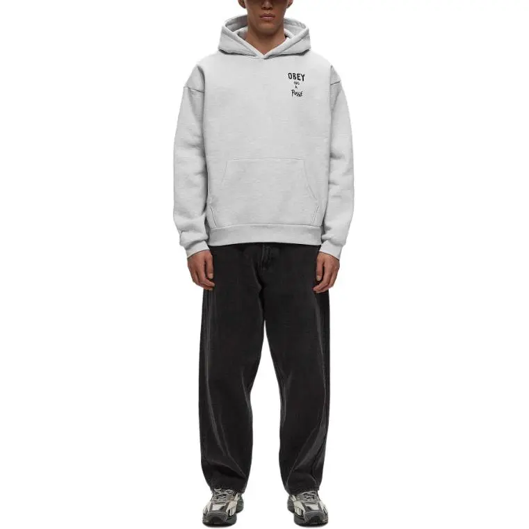 Obey Sweatshirt Men's Light Gray-1