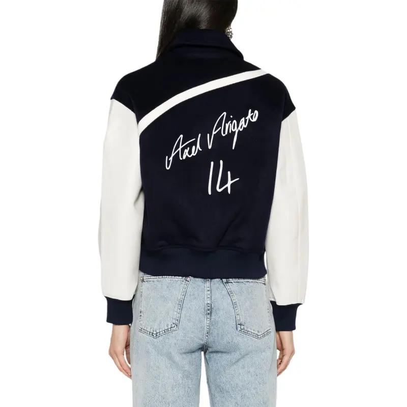 Axel Arigato Bay Logo embroidered Bomber Jacket-4