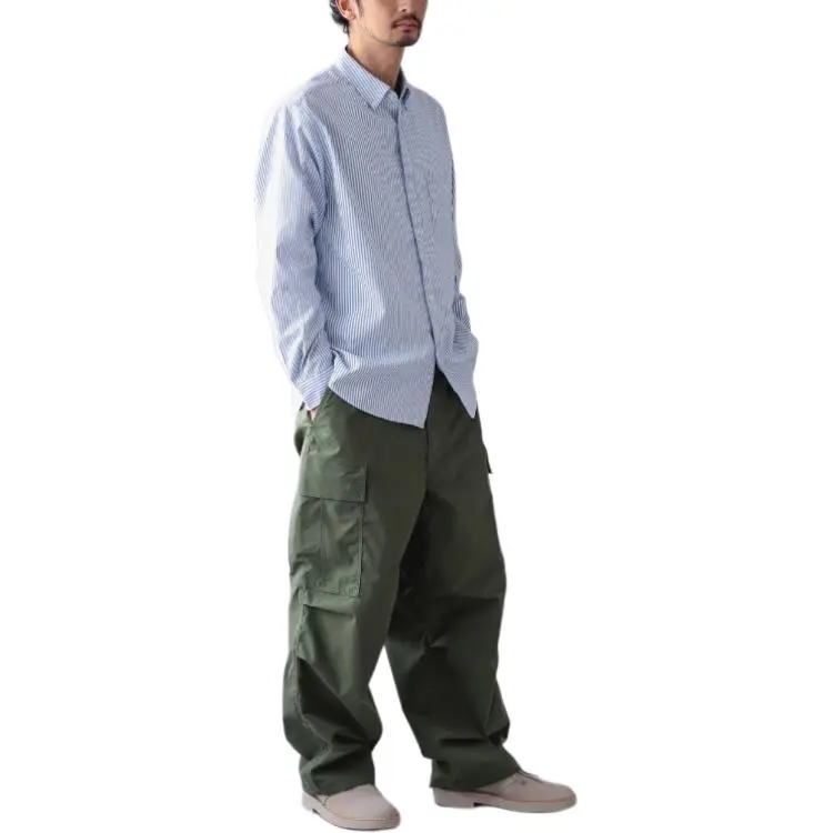 Beams Shirts Men Light Blue-3