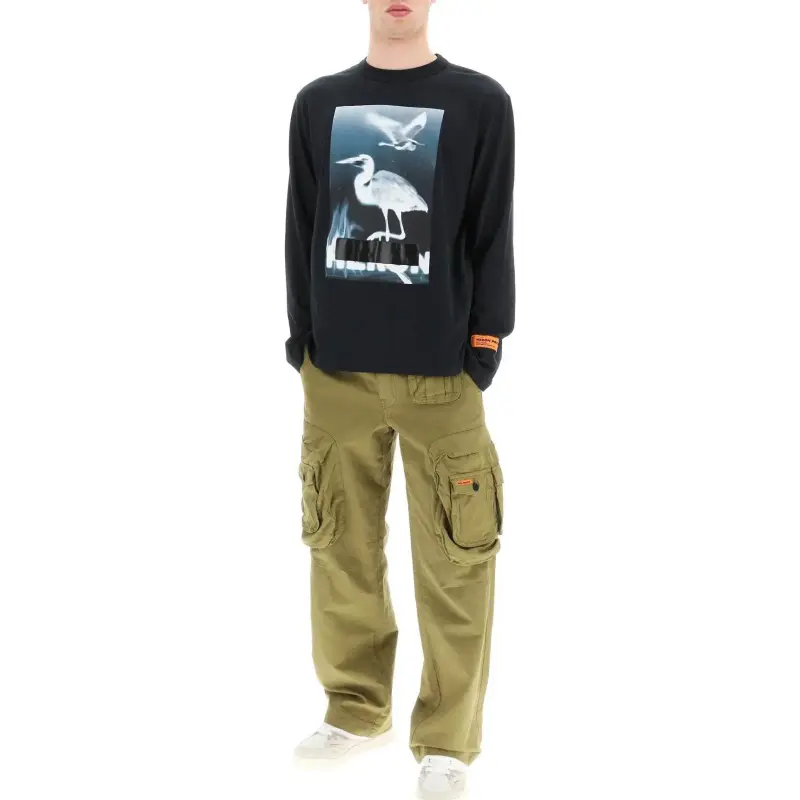 HERON PRESTON Graphic print Long sleeve Sweatshirt-2