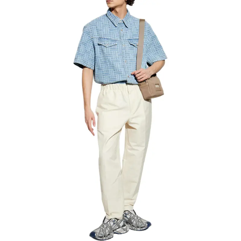 KENZO Weave Short Sleeve Shirt-1