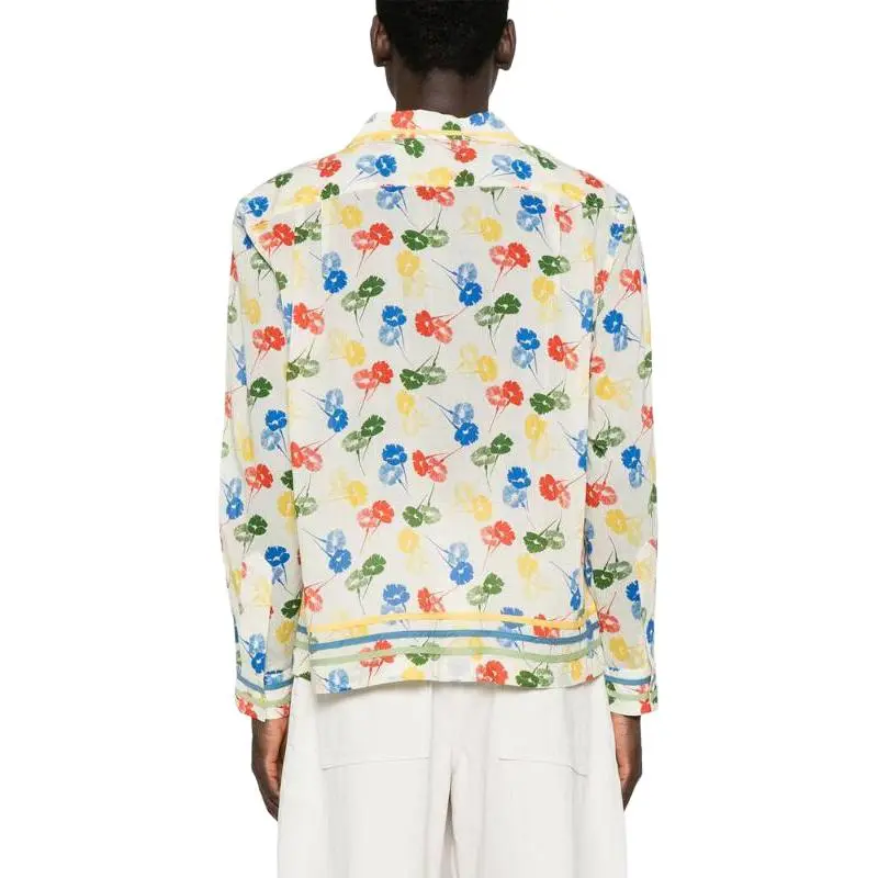 BODE Flower stamp Shirt-4